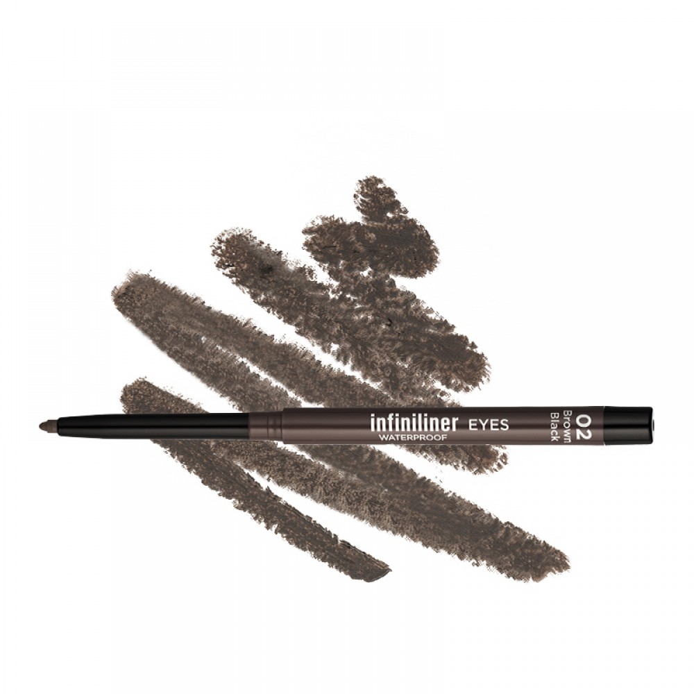 INFINILINER ΕΥΕ GEL PENCIL 02 BROWN BLACK