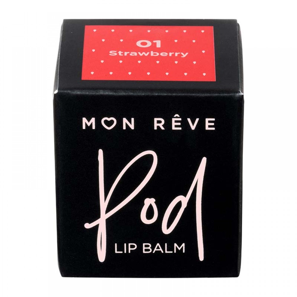 LIP BALM POD 01  STRAWBERRY