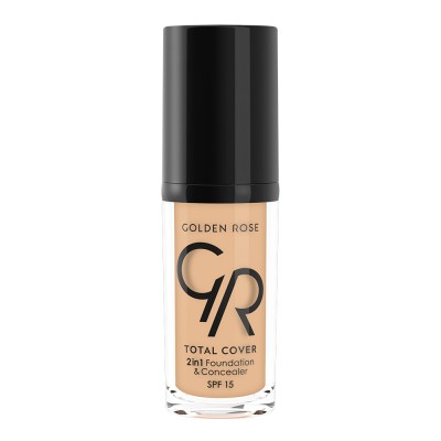 GOLDEN ROSE Total Cover 2in1 Foundation & Concealer - 11 Nude (30gr)