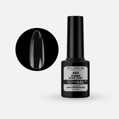 ELIXIR Ημιμόνιμο βερνίκι 5ml – #660 (Rubber Base Coat)