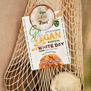 7DAYS GoVegan sheet mask WHITE DAY 25g ΜΑΣΚΕΣ