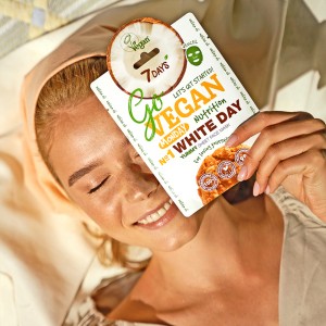 7DAYS GoVegan sheet mask WHITE DAY 25g ΜΑΣΚΕΣ