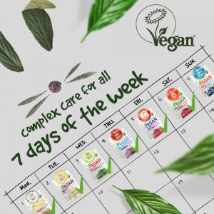 7DAYS GoVegan sheet mask WHITE DAY 25g ΜΑΣΚΕΣ