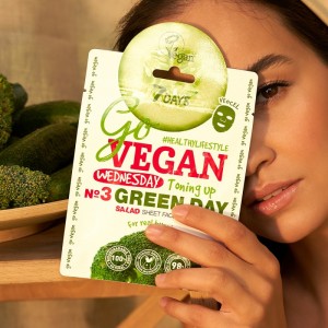 7DAYS GoVegan sheet mask GREEN DAY 25g ΜΑΣΚΕΣ
