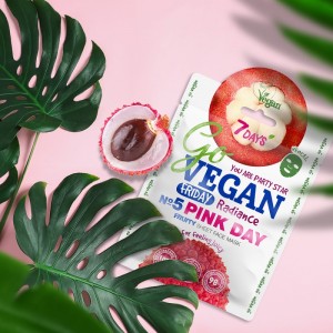 7DAYS GoVegan sheet mask PINK DAY 25g ΜΑΣΚΕΣ