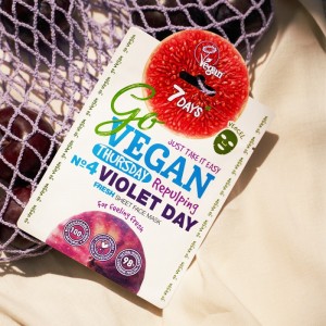 7DAYS GoVegan sheet mask VIOLET DAY 25g ΜΑΣΚΕΣ