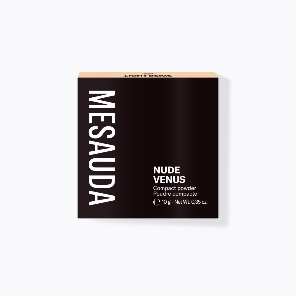 MESAUDA Nude Venus Compact Powder - 102 Light Beige ΠΟΥΔΡΕΣ