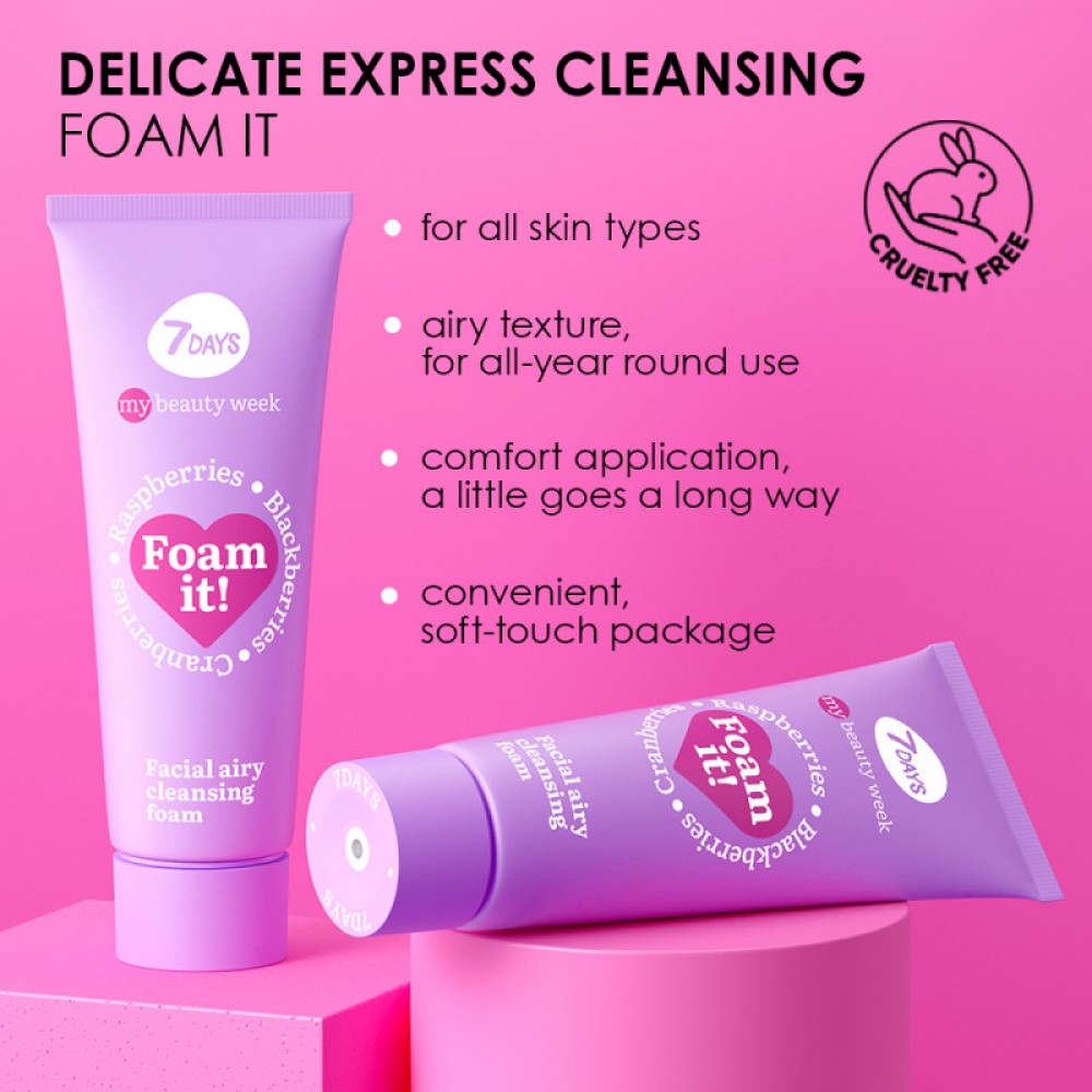 7DAYS My Beauty Week Foam It Facial Airy Cleansing Foam 80ml SKINCARE
