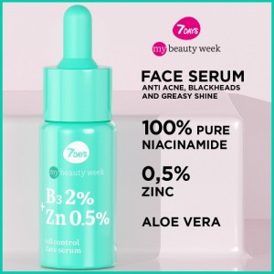 7DAYS My Beauty Week B3 + Zn Oil Control Face Serum 20ml SKINCARE