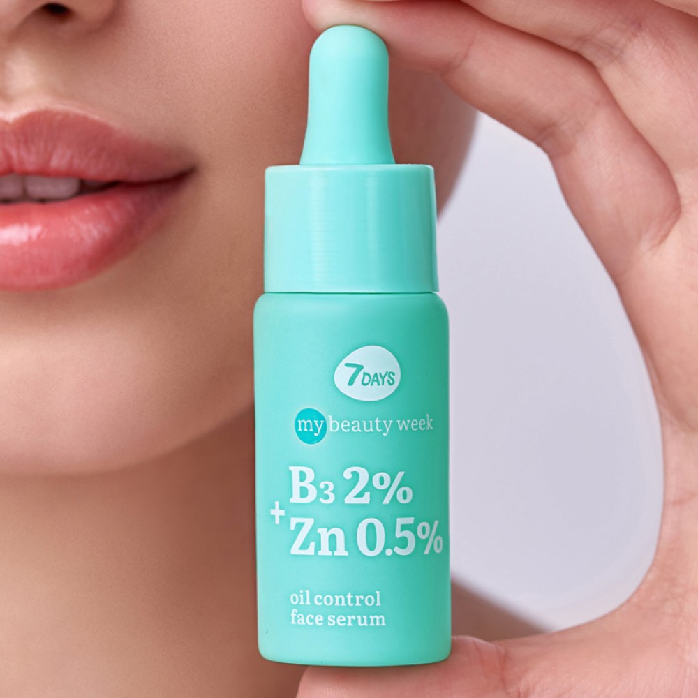 7DAYS My Beauty Week B3 + Zn Oil Control Face Serum 20ml SKINCARE