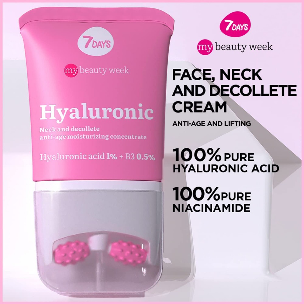 7DAYS My Beauty Week Hyaluronic Neck Decollete Anti-age Moisturizing Concentrate 80ml ΔΙΑΦΟΡΑ ΑΞΕΣΟΥΑΡ