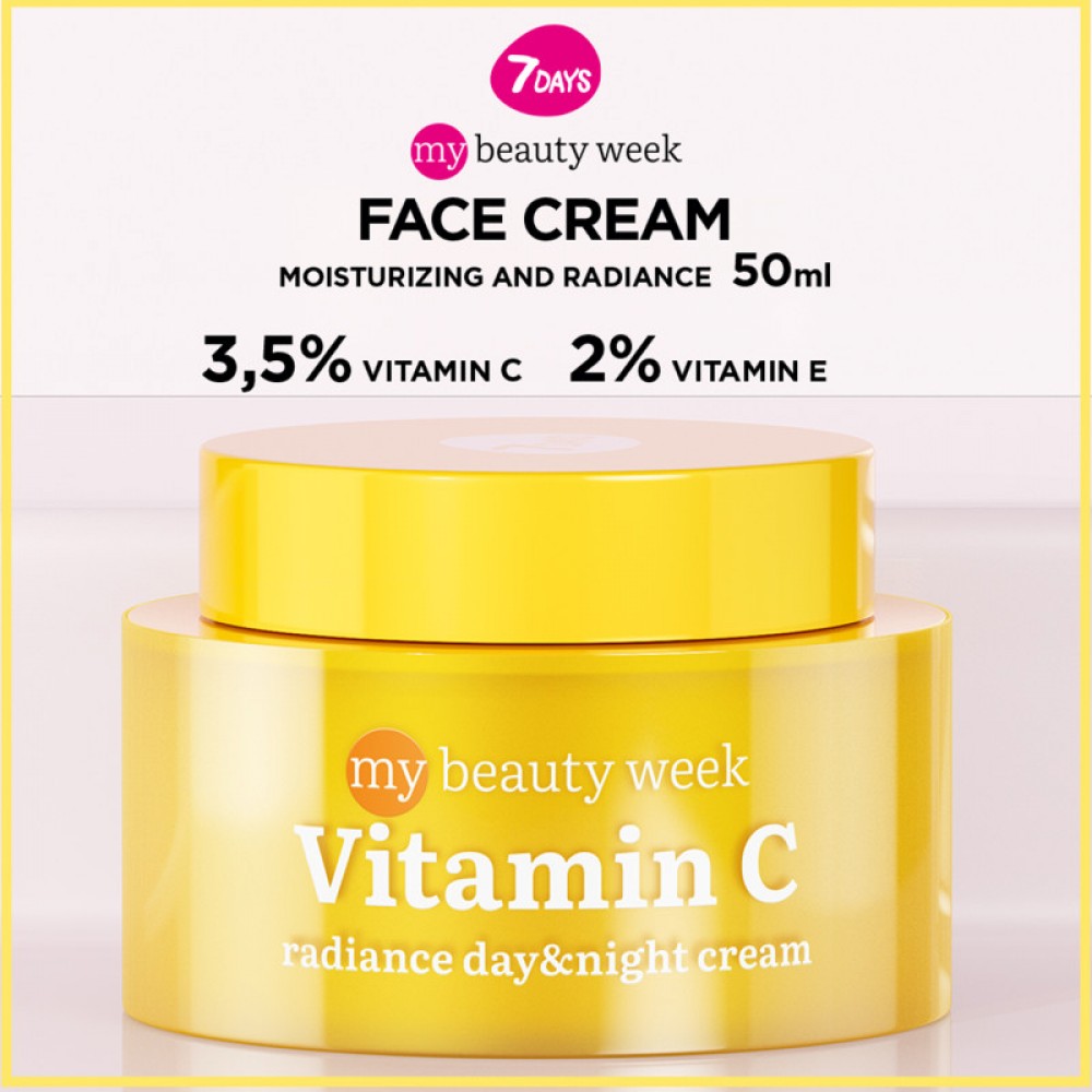 7DAYS My Beauty Week Vitamin C Radiance Day & Night Cream 50ml ΚΡΕΜΕΣ ΠΡΟΣΩΠΟΥ