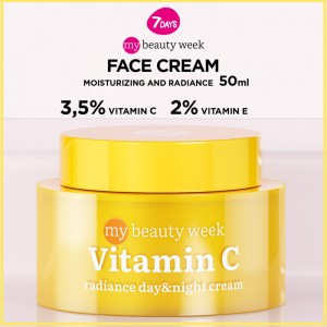7DAYS My Beauty Week Vitamin C Radiance Day & Night Cream 50ml ΚΡΕΜΕΣ ΠΡΟΣΩΠΟΥ
