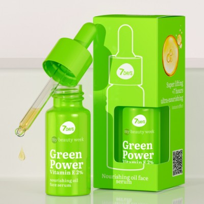 7DAYS My Beauty Week Green Power Vitamin E Nourish Oil Face Serum 20ml