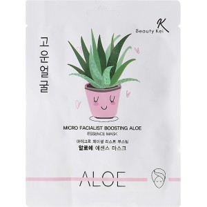 BEAUTY KEI Micro Facialist Boosting Aloe Essence Mask 23g ΜΑΣΚΕΣ