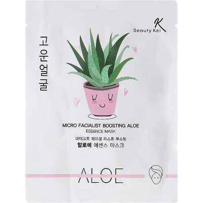 BEAUTY KEI Micro Facialist Boosting Aloe Essence Mask 23g