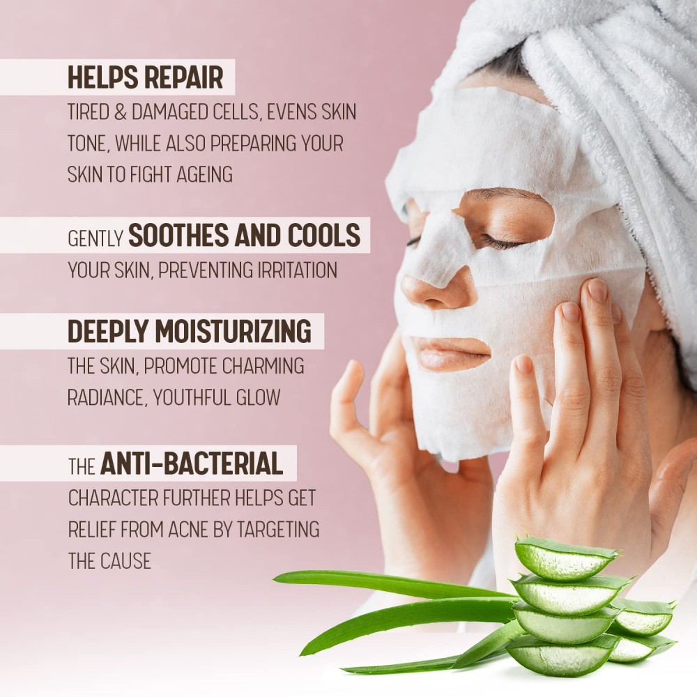 BEAUTY KEI Micro Facialist Boosting Aloe Essence Mask 23g ΜΑΣΚΕΣ