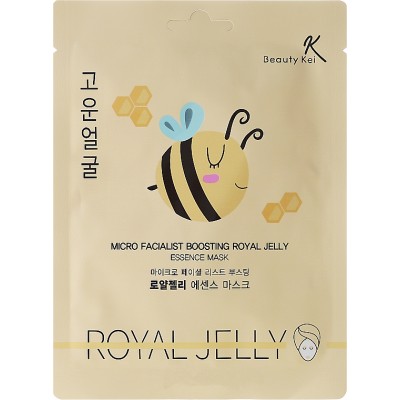 BEAUTY KEI Micro Facialist Boosting Royal Jelly Essence Mask 23g