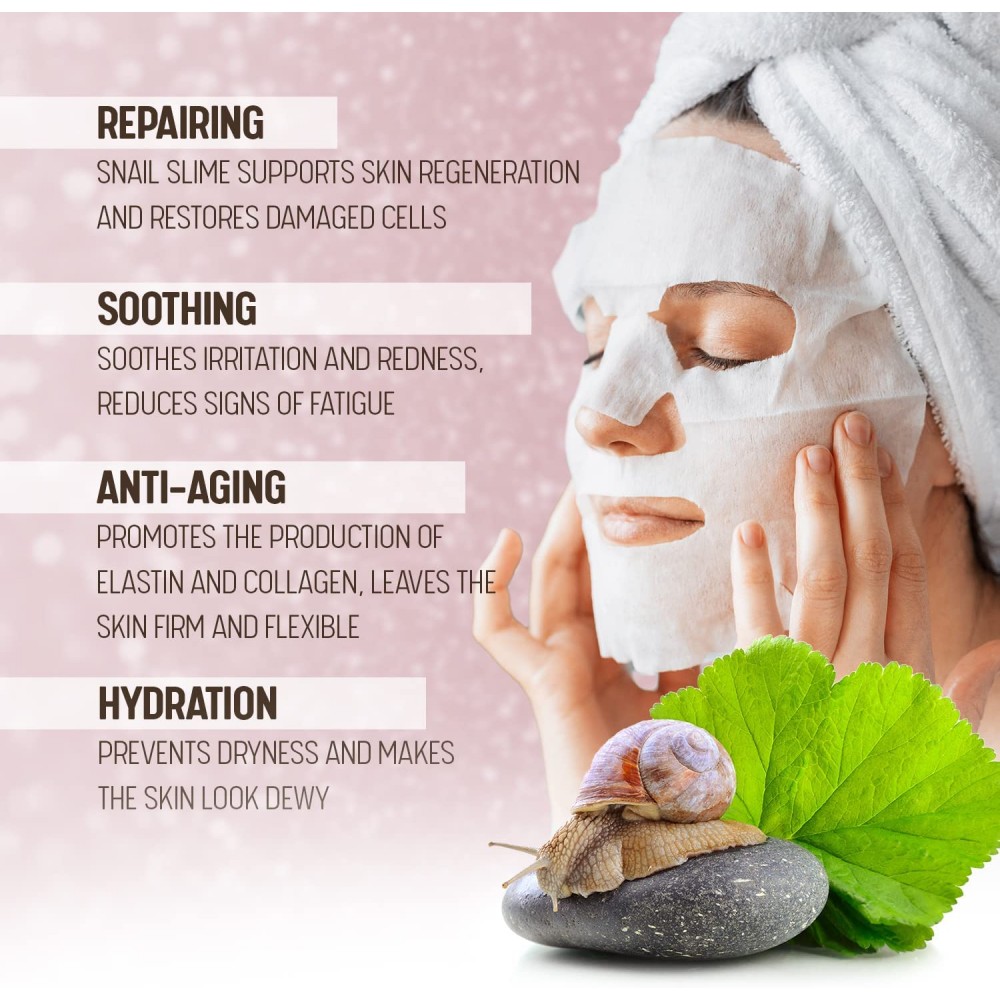 BEAUTY KEI Micro Facialist Boosting Snail Essence Mask 23g ΜΑΣΚΕΣ