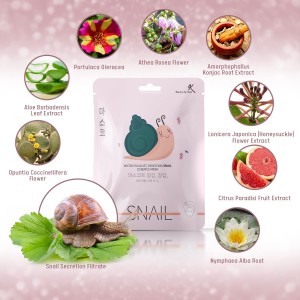 BEAUTY KEI Micro Facialist Boosting Snail Essence Mask 23g ΜΑΣΚΕΣ