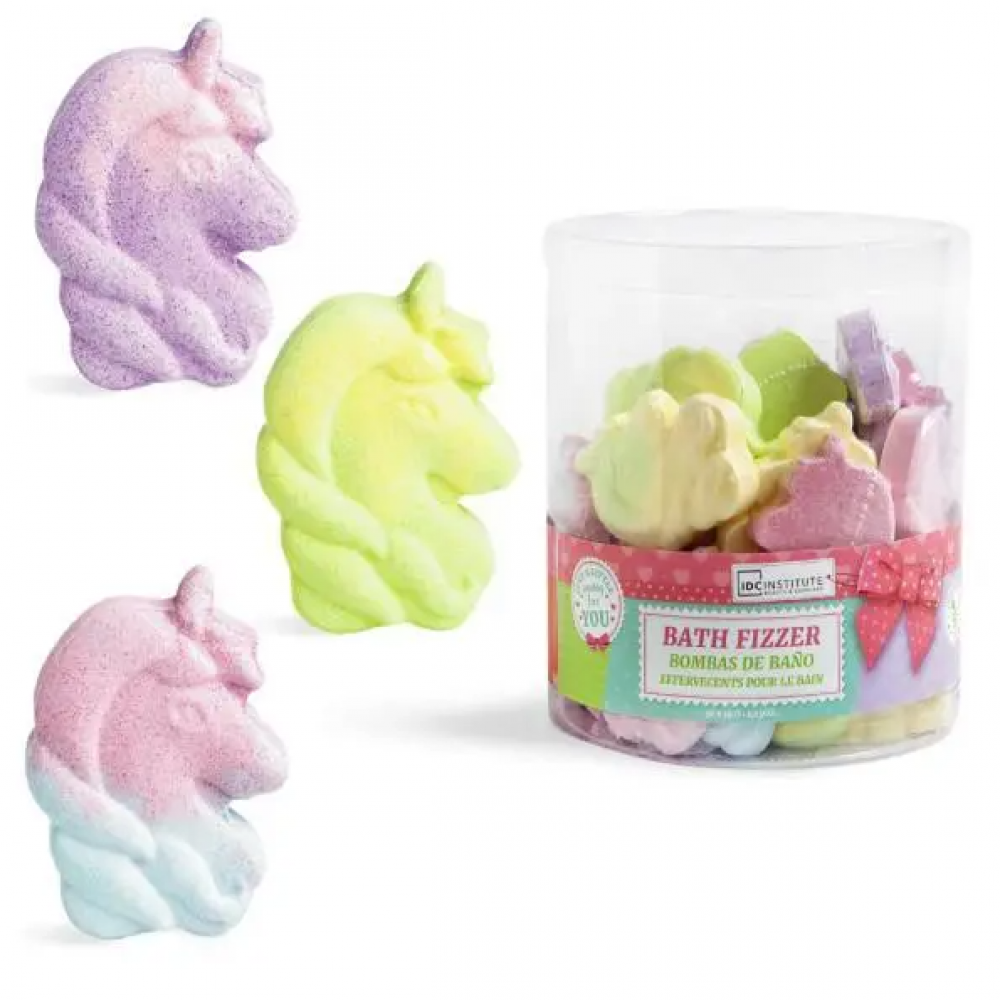 IDC INSTITUTE Unicorn Bath Fizzer 35gr (1τμχ) ΠΑΙΔΙΚΑ ΚΑΛΛΥΝΤΙΚΑ