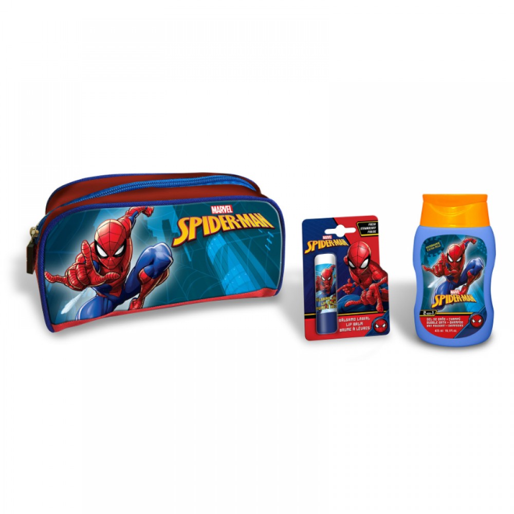 LORENAY Spiderman Toilet Bag GIFT SETS