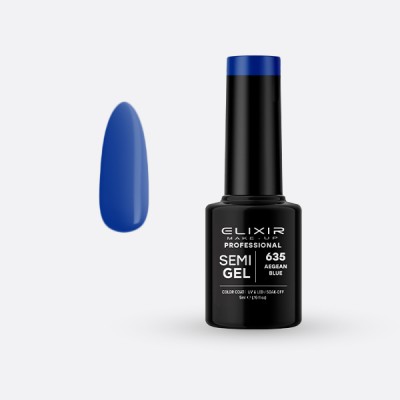 ELIXIR Ημιμόνιμο βερνίκι 5ml – #635 (Aegean Blue)