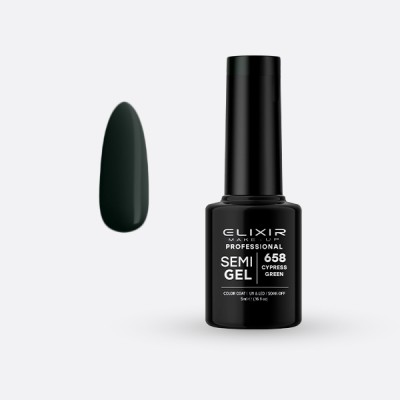 ELIXIR Ημιμόνιμο βερνίκι 5ml – #658 (Cypress Green)