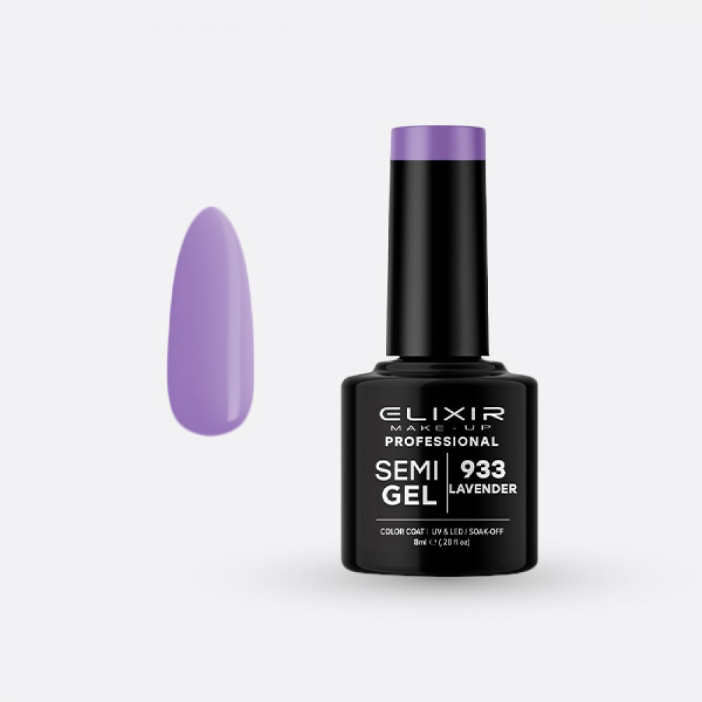ELIXIR Ημιμόνιμο βερνίκι 8ml – #933 (Lavender) ΗΜΙΜΟΝΙΜΑ