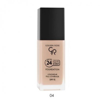 GOLDEN ROSE Up To 24 Hours Stay Foundation spf15 - 04 35ml