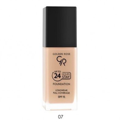 GOLDEN ROSE Up To 24 Hours Stay Foundation spf15 - 07 35ml