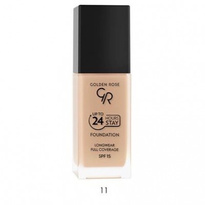 GOLDEN ROSE Up To 24 Hours Stay Foundation spf15 - 11 35ml