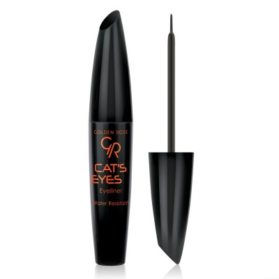 GOLDEN ROSE Cat's Eyes Eyeliner - Black (6gr)