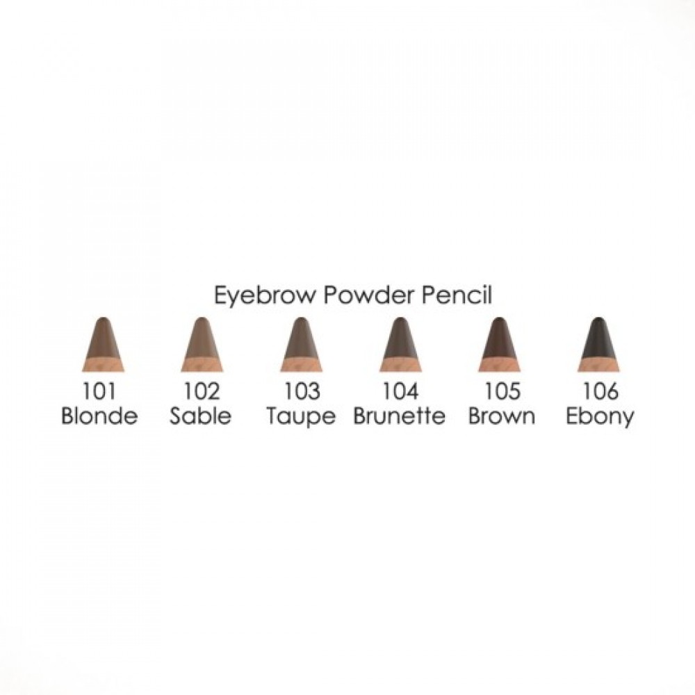GOLDEN ROSE Eyebrow Powder Pencil - 105 Brown (1,19gr) ΦΡΥΔΙΑ