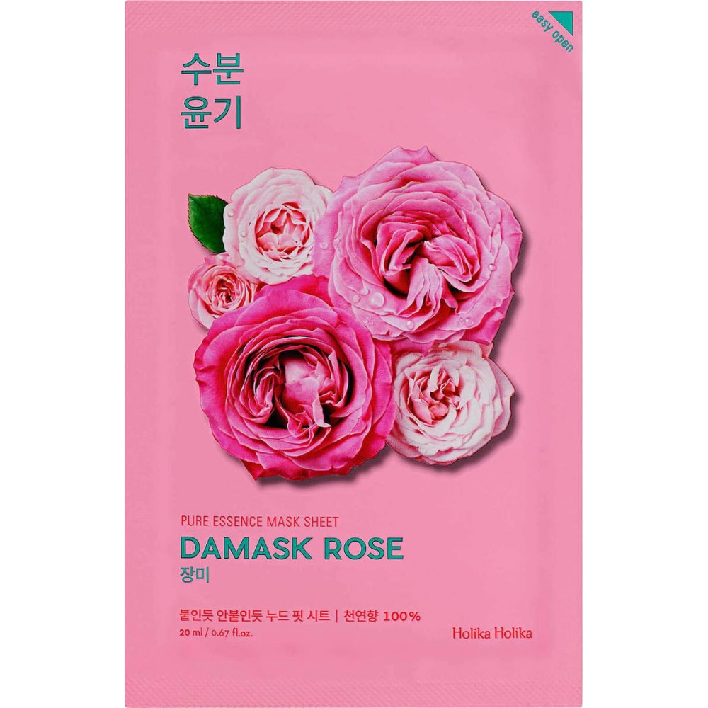 HOLIKA HOLIKA Pure Essence Mask Sheet - Damask Rose 20ml ΜΑΣΚΕΣ