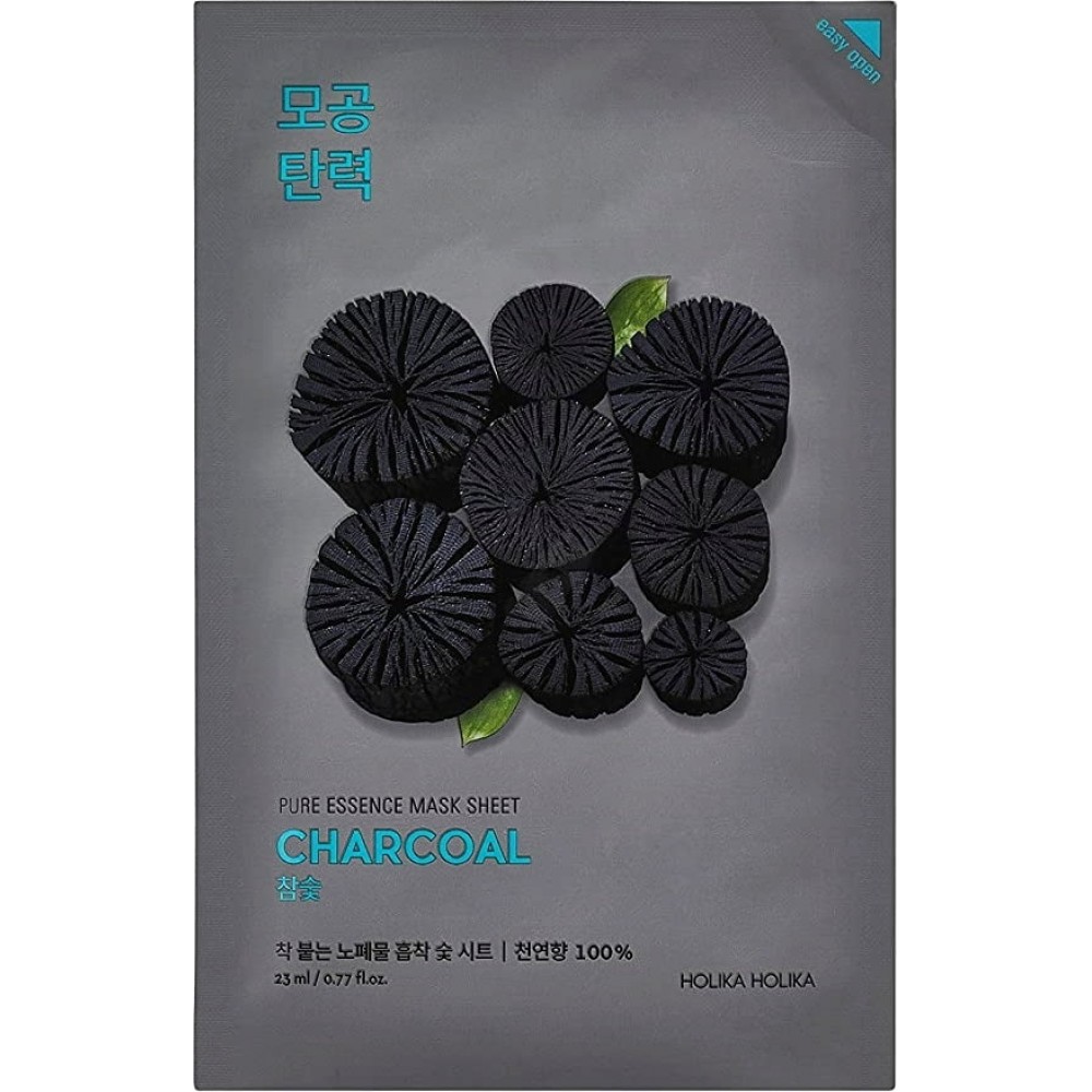 HOLIKA HOLIKA Pure Essence Mask Sheet - Charcoal 23ml ΜΑΣΚΕΣ