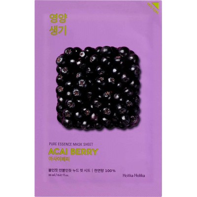 HOLIKA HOLIKA Pure Essence Mask Sheet - Acai Berry 20ml