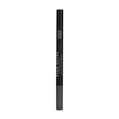 MUA Brow Define - Eyebrow Pencil With Blending Brush - Grey