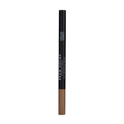 MUA Brow Define - Eyebrow Pencil With Blending Brush - Light Brown